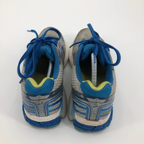 Brooks Sneakers Womens 9 Adrenaline GTS 15 Running Blue Silver Running Shoes - Picture 4 of 7